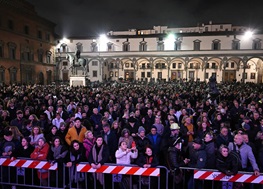 Capodanno Piazza Santissima Annunziata Firenze 2013